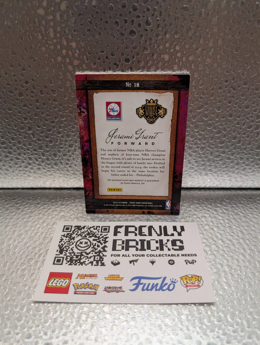 2014-15 Panini Court Kings Remarkable Rookie Memorabilia Jerami Grant #18 RC FRENLY BRICKS - Open 7 Days