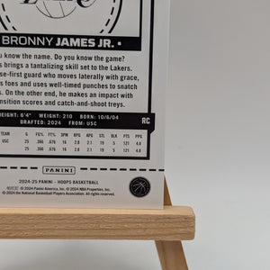 2024-25 BRONNY JAMES JR /99 PANINI HOOPS ROOKIE RC #280