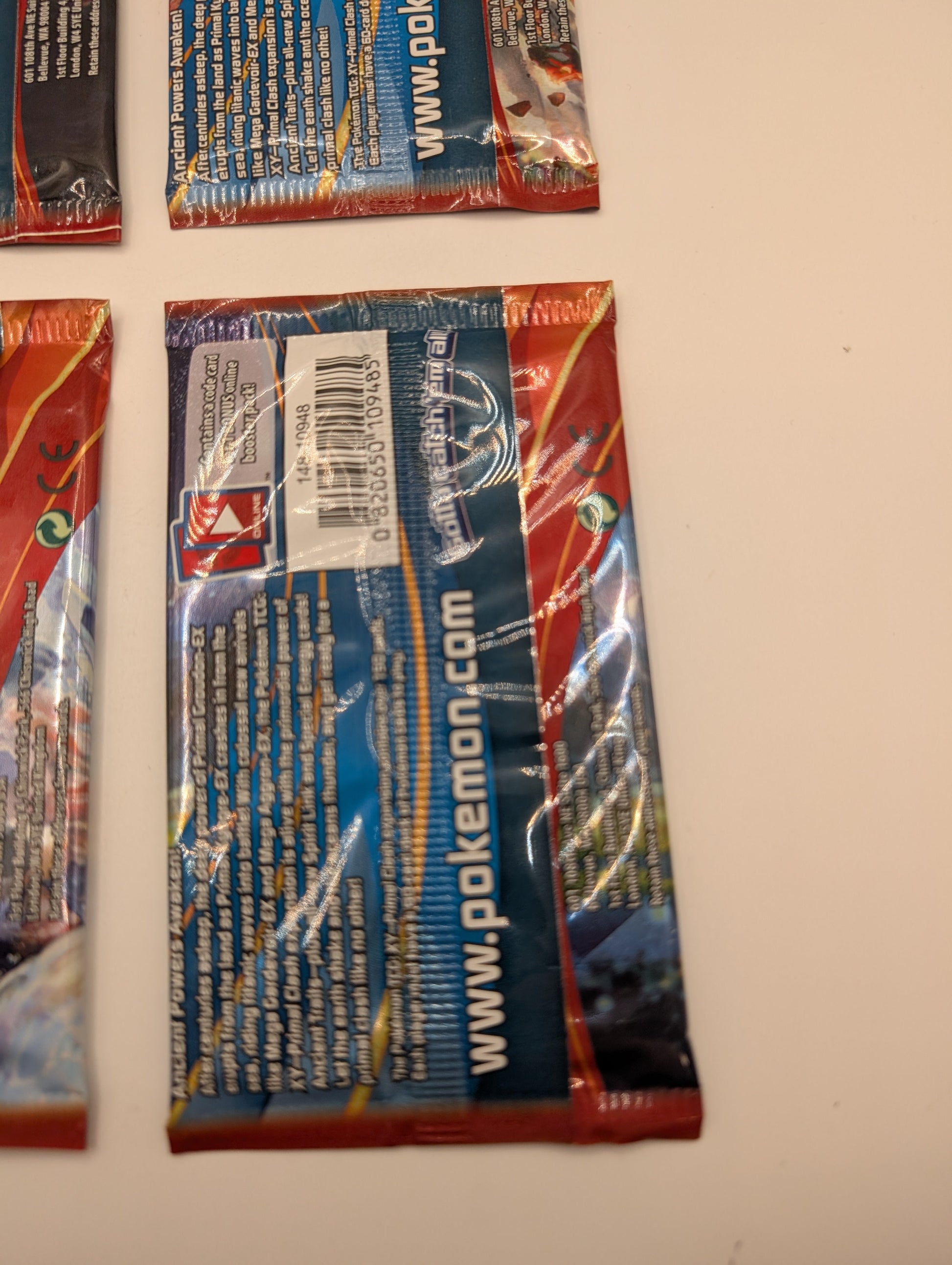 Pokémon XY Primal Clash Sealed Booster Packs Art Set FRENLY BRICKS - Open 7 Days