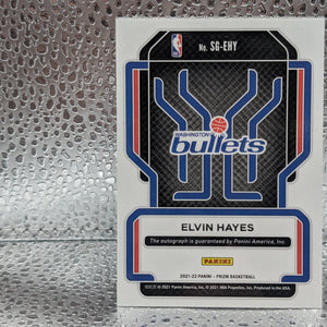 2021-22 Panini Prizm Signatures Elvin Hayes #SG-EHY Auto HOF Washington Bullets FRENLY BRICKS - Open 7 Days