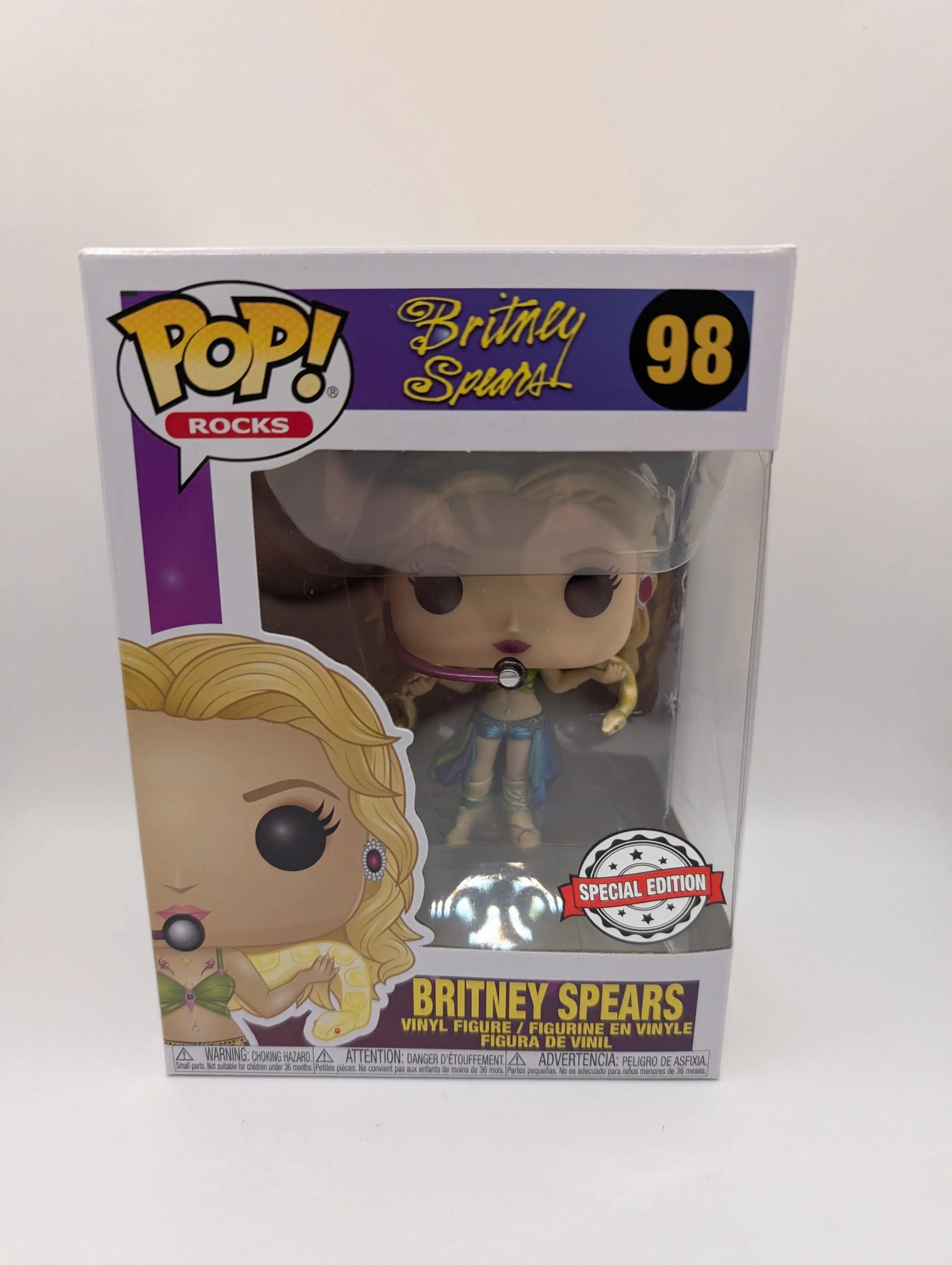Britney Spears Slave 4 U Funko Pop Rocks Vinyl Figure #98 FRENLY BRICKS - Open 7 Days image 1