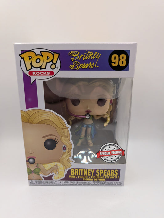 Britney Spears Slave 4 U Funko Pop Rocks Vinyl Figure #98 FRENLY BRICKS - Open 7 Days