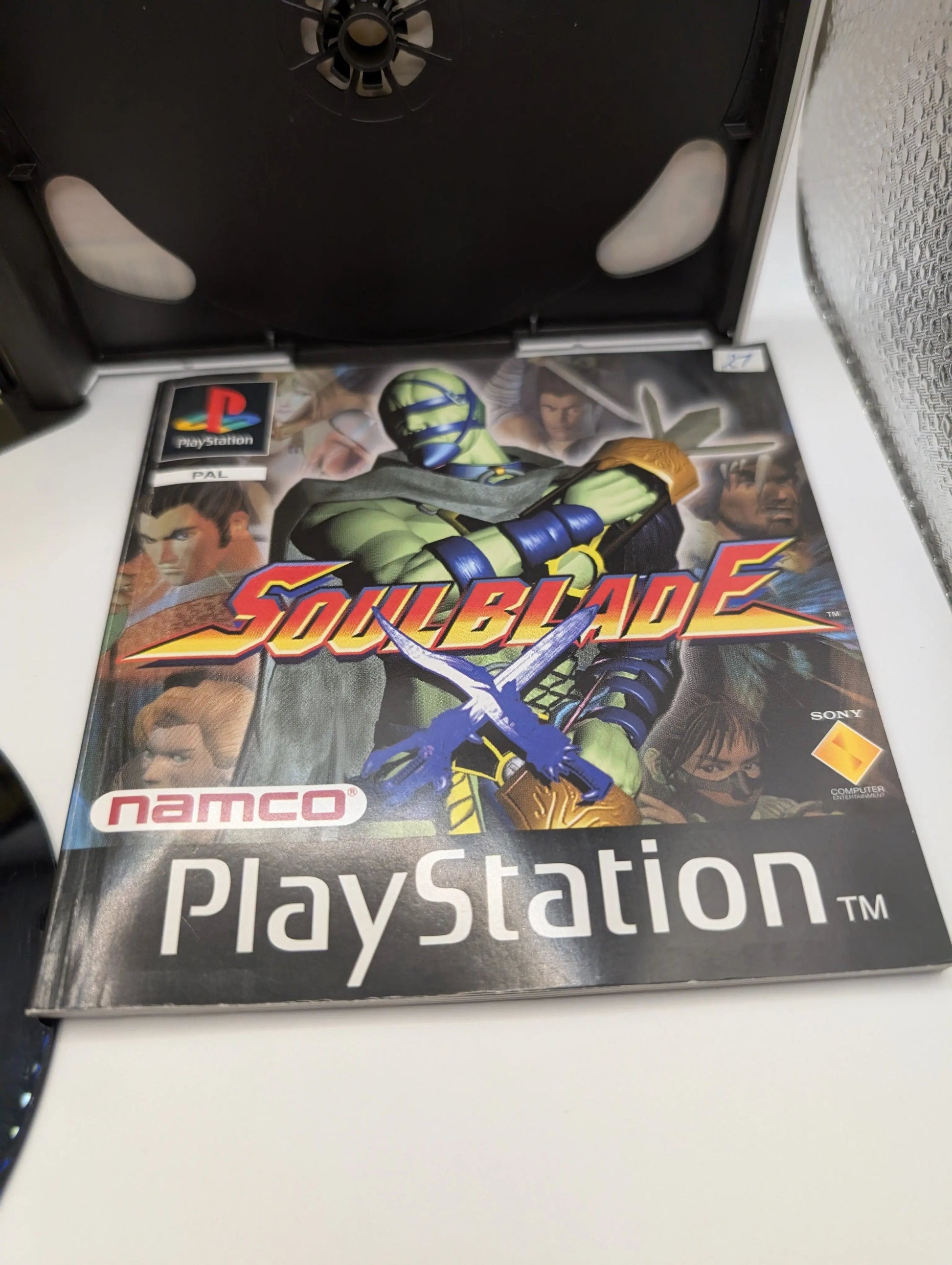 Soul Blade With Manual -  PS1 - PlayStation 1 - PAL - Fat Case - Vintage Video Game FRENLY BRICKS - Open 7 Days