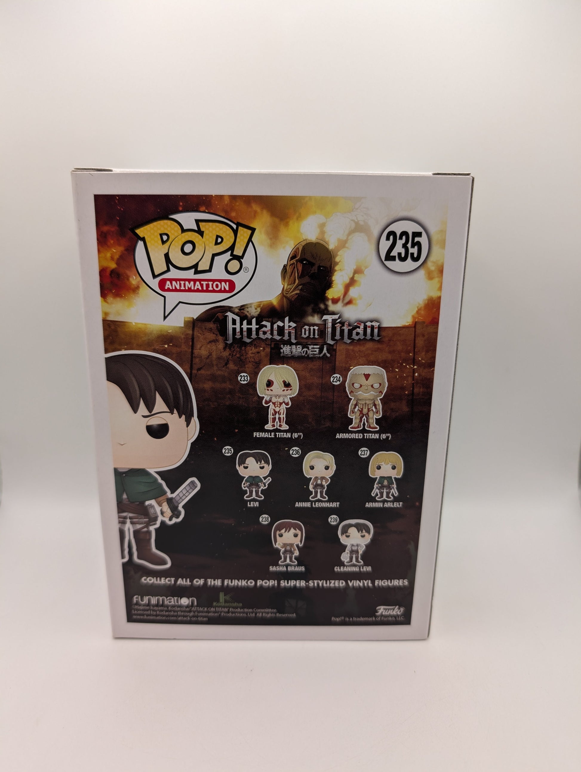 Funko Pop Animation Attack on Titan #235 Levi Vinyl Figure FRENLY BRICKS - Open 7 Days