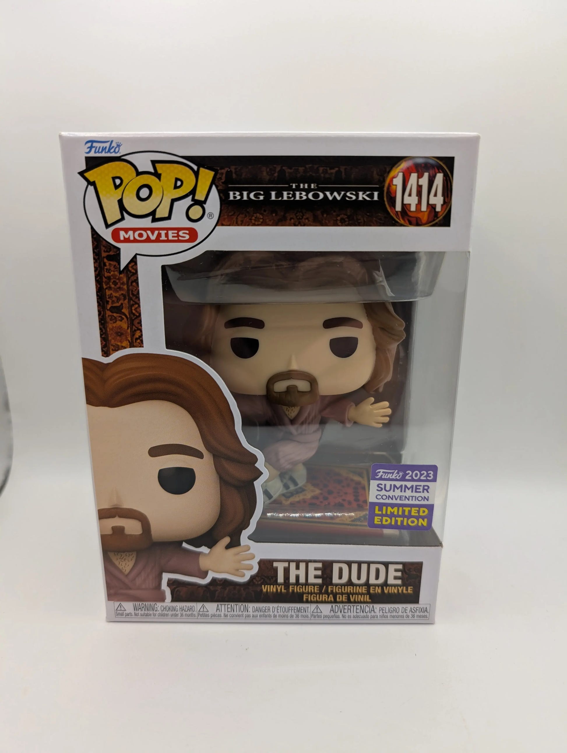 Funko Pop! The Big Lebowski The Dude  2023 Summer Convention Shared 1414 FRENLY BRICKS - Open 7 Days image 1