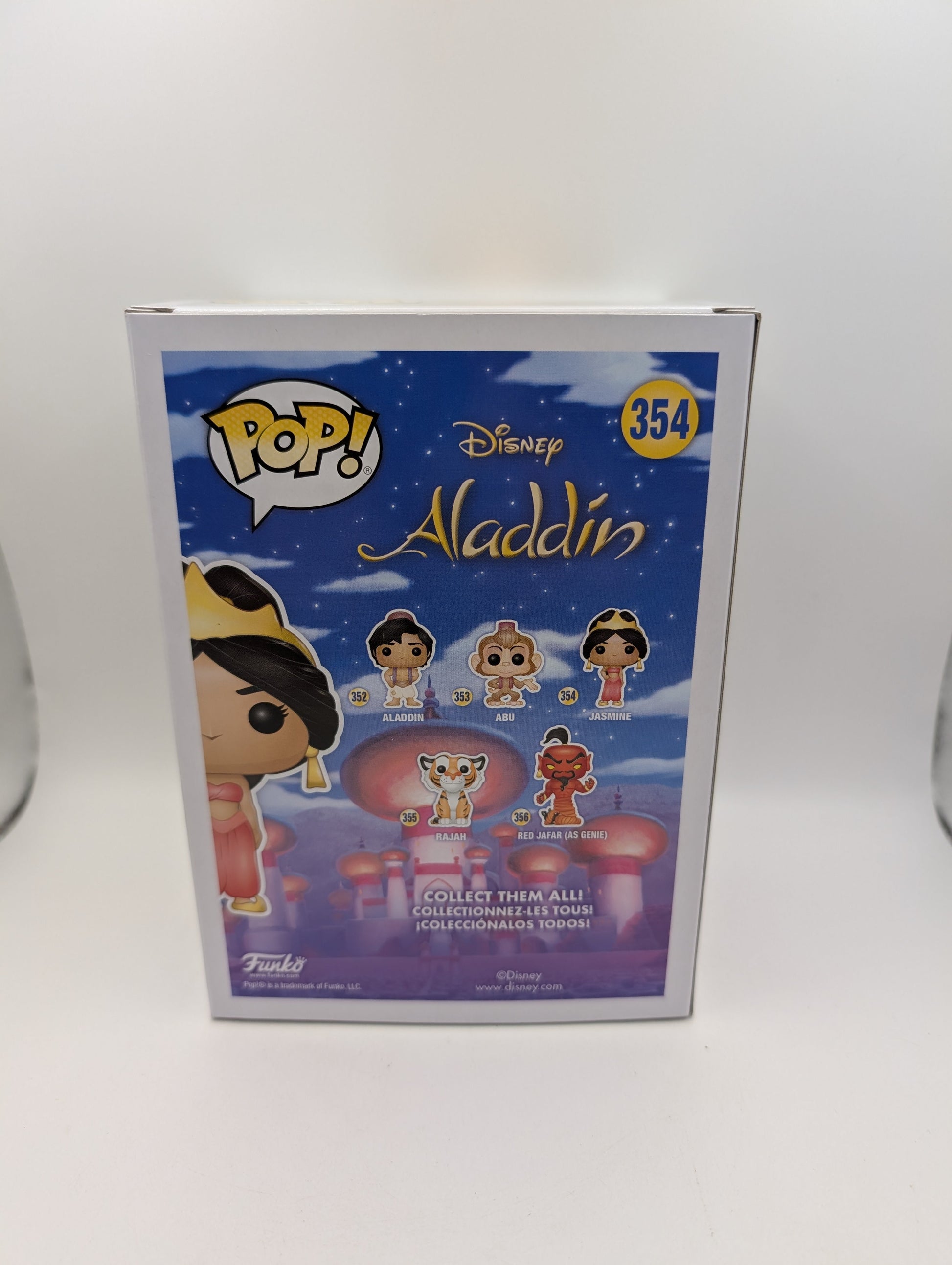 Funko Pop Vinyl! Disney: Jasmine #354 Classic Aladdin Princess FRENLY BRICKS - Open 7 Days