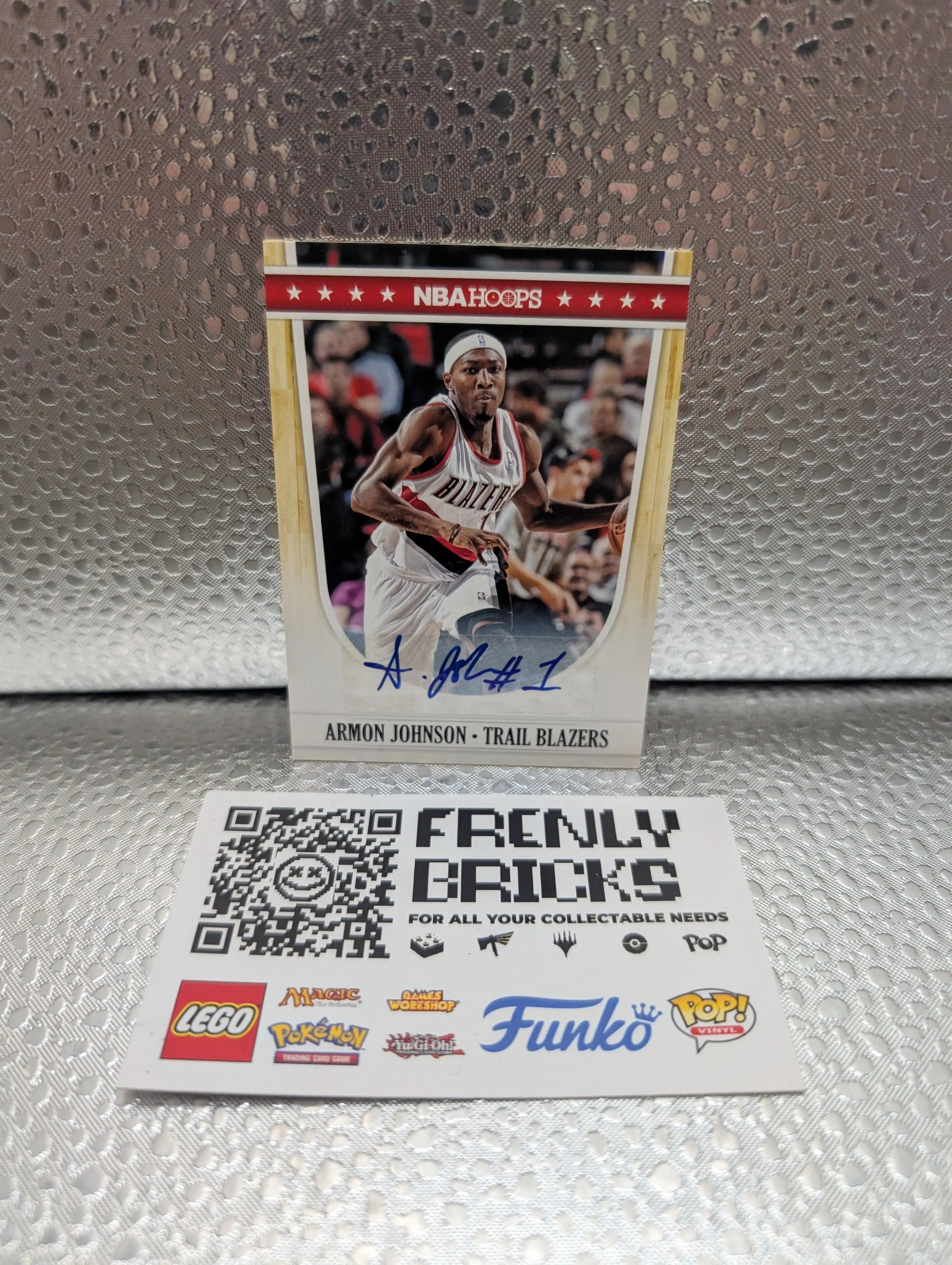 2011-12 NBA Hoops Auto Armon Johnson #203 Portland Trailblazer Autograph FRENLY BRICKS - Open 7 Days
