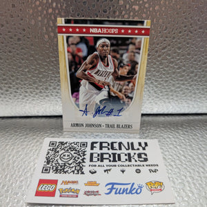 2011-12 NBA Hoops Auto Armon Johnson #203 Portland Trailblazer Autograph FRENLY BRICKS - Open 7 Days
