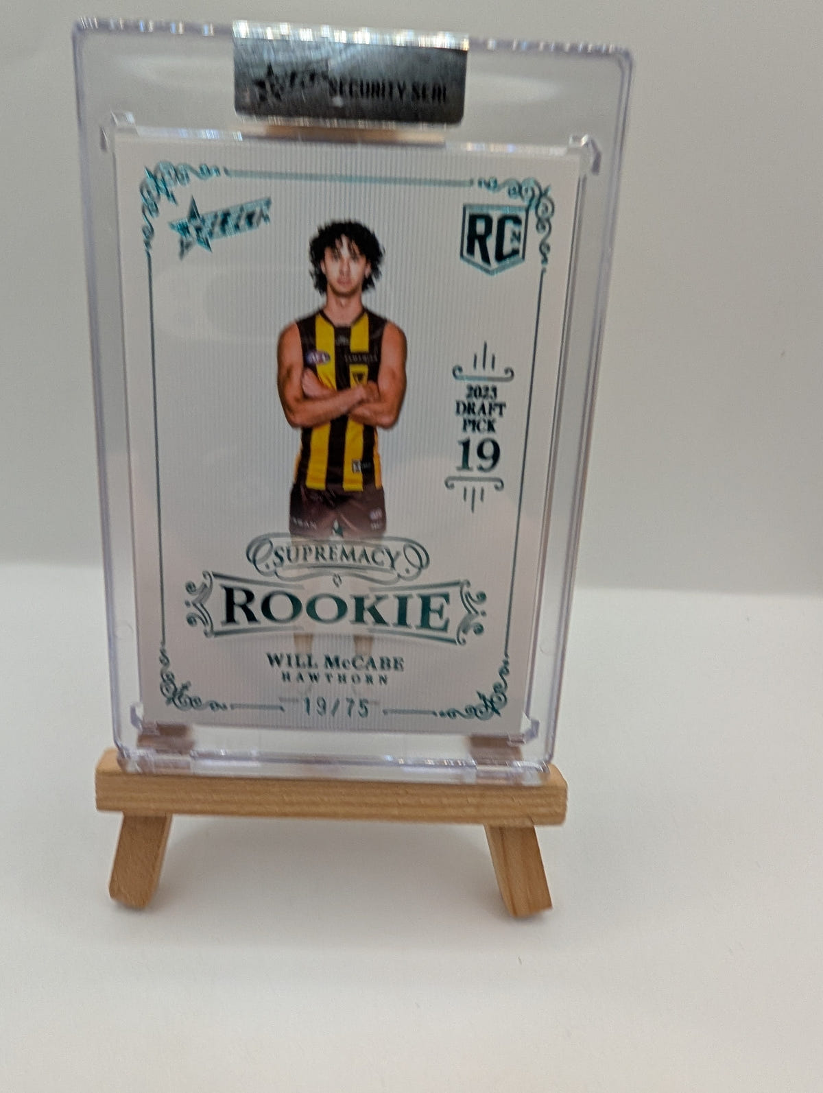 2024 SELECT AFL SUPREMACY ROOKIE RC WILL MCCABE /75 FRENLY BRICKS - Open 7 Days image 2
