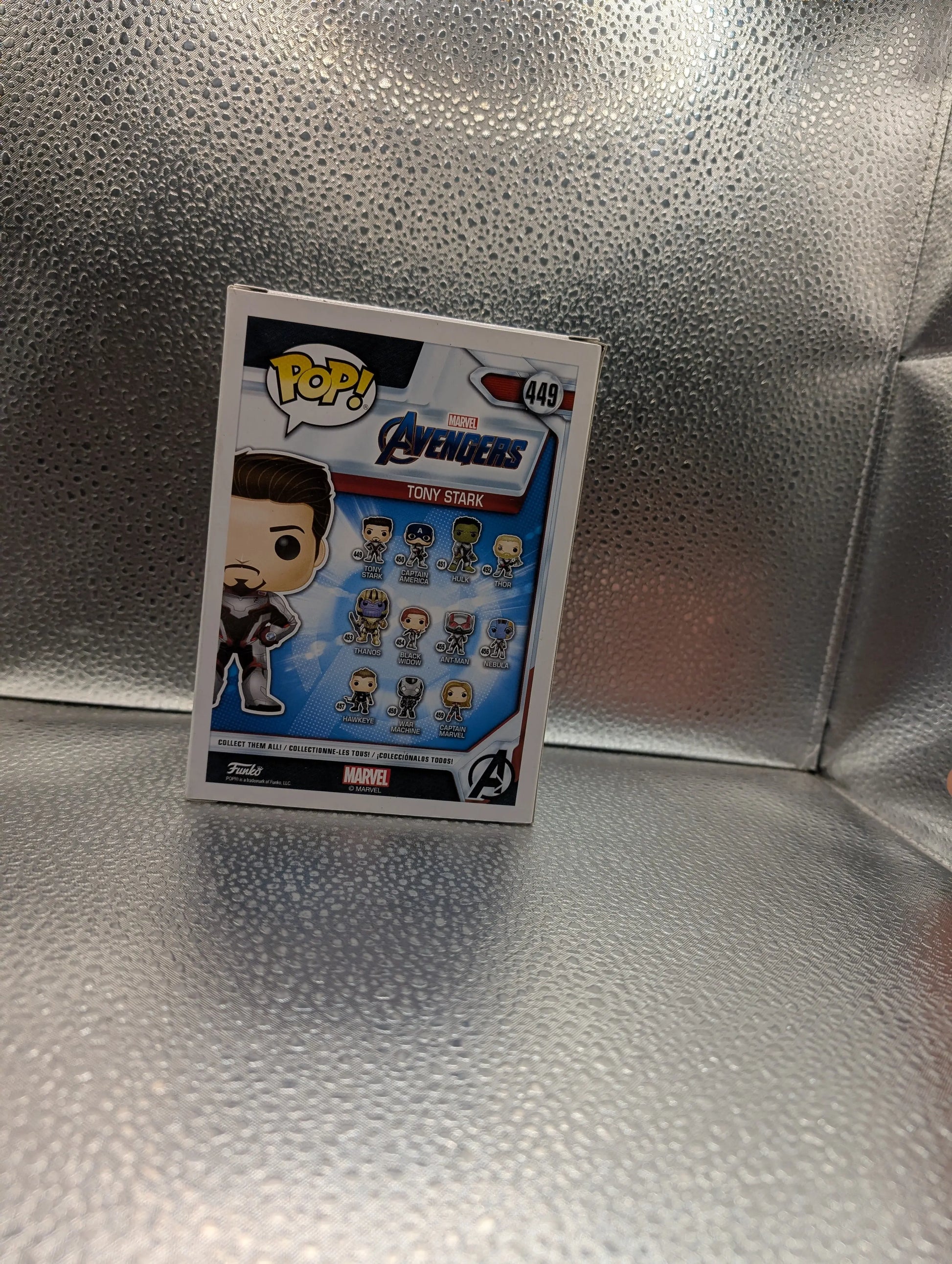 FUNKO Pop Vinyl Tony Stark Marvel #449 FRENLY BRICKS - Open 7 Days