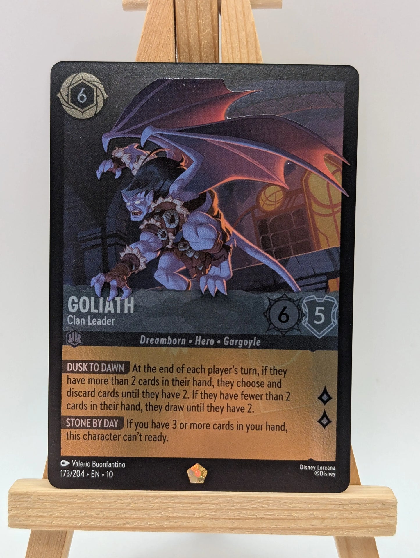 Disney Lorcana Whispers In The Well. Goliath - Clan Leader FOIL 173/204 FRENLY BRICKS - Open 7 Days