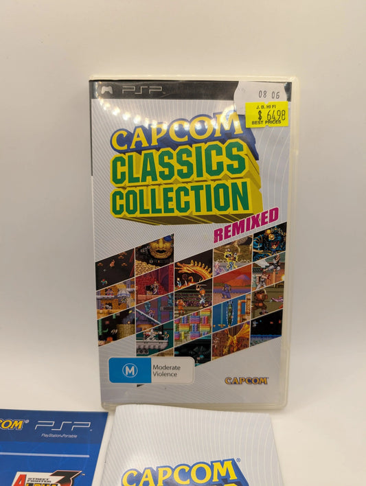 PSP UMD Game - Capcom Classics Collection - Remixed Tested FRENLY BRICKS - Open 7 Days