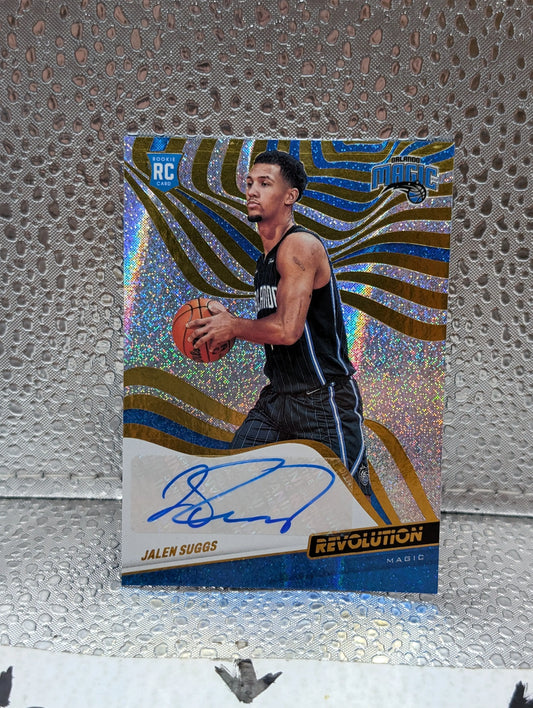 2021-22 Panini Revolution - Rookie Autographs #RA-JSG Jalen Suggs Orlando Magic FRENLY BRICKS - Open 7 Days