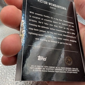 Victor Wembanyama Midnight Lunar Tide RC 67/99 Topps FRENLY BRICKS - Open 7 Days