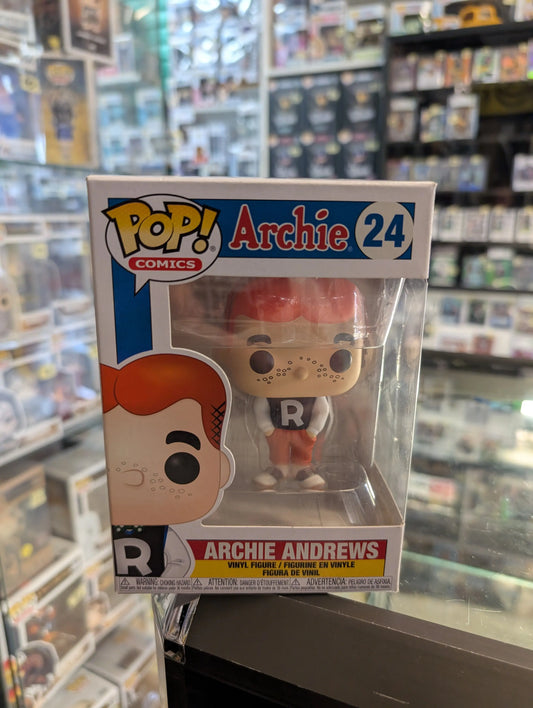 Funko Pop! Comics: Archie Comics - Archie Andrews Figure 24 FRENLY BRICKS - Open 7 Days