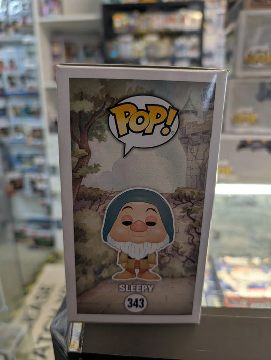 Sleepy 343 ~ Disney: Snow White and the Seven Dwarfs ~ Funko Pop Vinyl FRENLY BRICKS - Open 7 Days