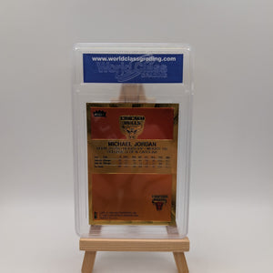 MICHAEL JORDAN 1996 FLEER POLYCHROME 10TH ANN REFRACTOR GOLD ROOKIE WCCG10 FRENLY BRICKS - Open 7 Days