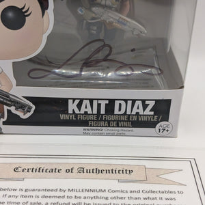 Funko POP! Games Gears of War Kate Diaz #115 Vinyl Signed Auto Laura Bailey COA FRENLY BRICKS - Open 7 Days