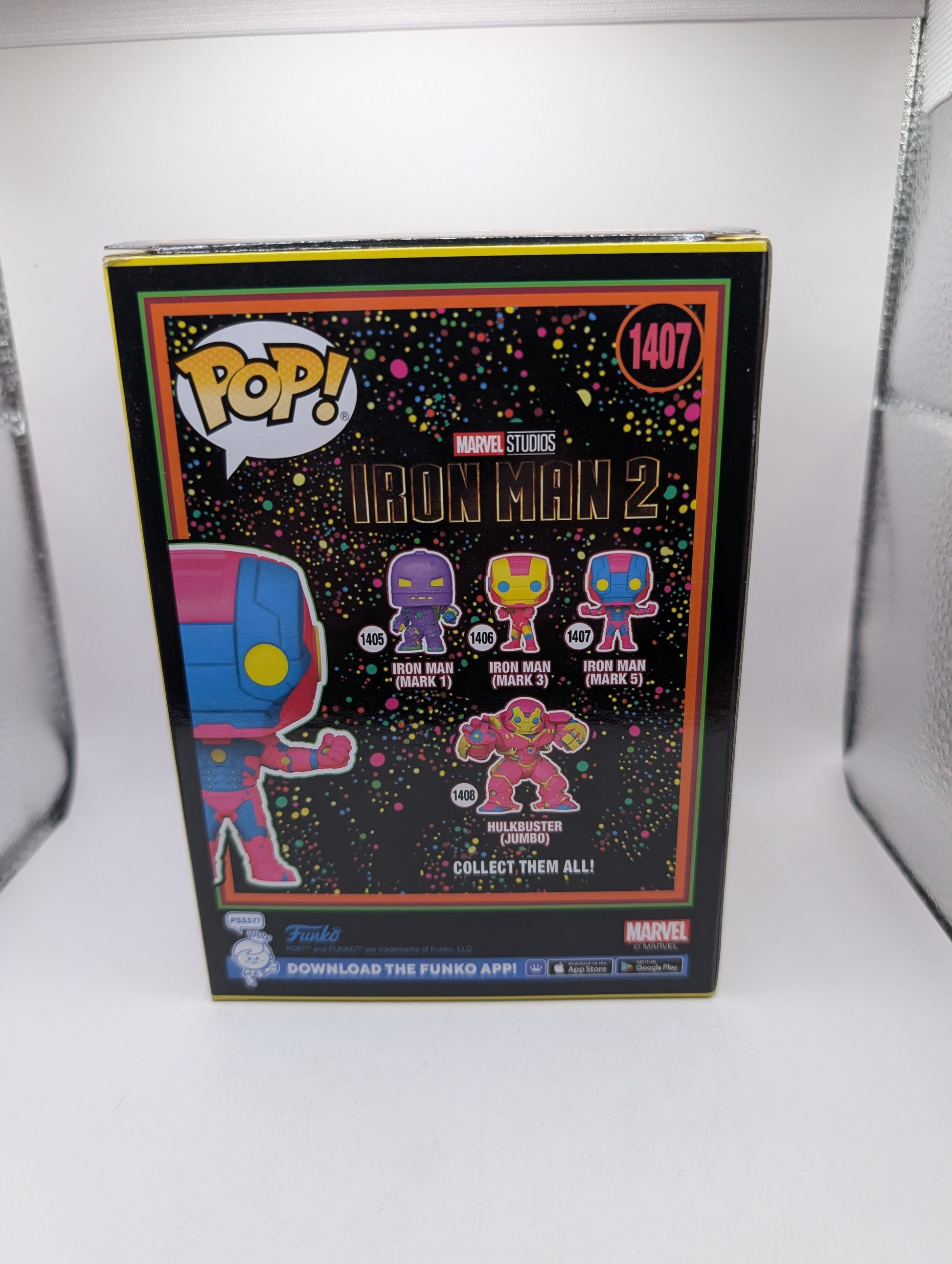 Funko Pop Infinity Saga Iron Man Mark 5 Blacklight #1407 FRENLY BRICKS - Open 7 Days