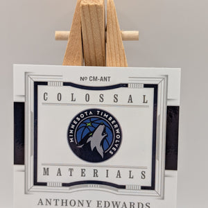 2023-24 Panini National Treasures Colossal Anthony Edward’s Game Worn Patch /99 FRENLY BRICKS - Open 7 Days