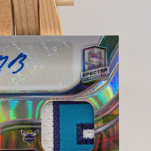 2020-21 Panini Spectra Rookie Dual Patch Auto LaMELO BALL JAMES WISEMAN /5 RC FRENLY BRICKS - Open 7 Days