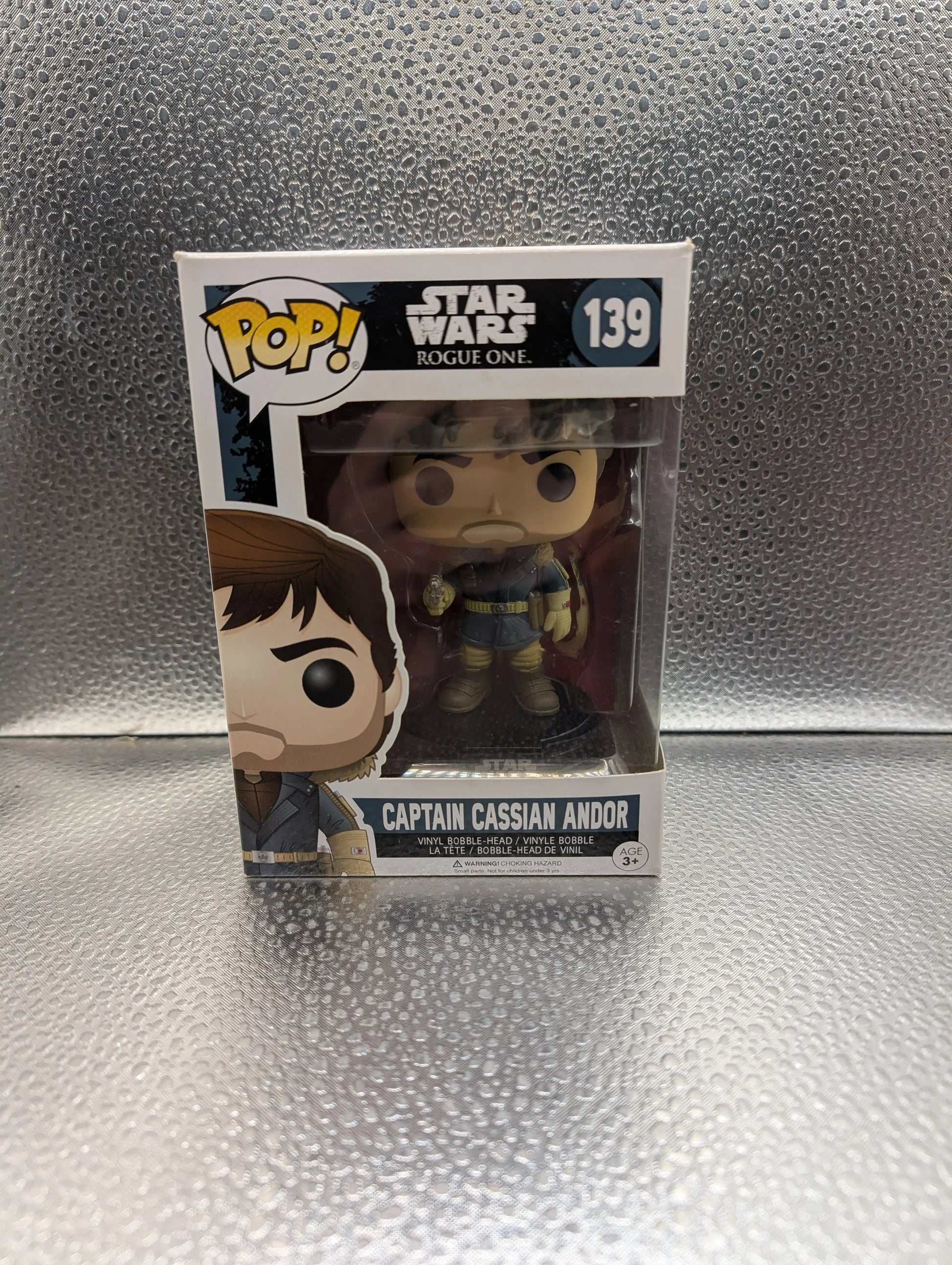 FUNKO Pop Vinyl Captain Cassian Andor Star Wars #139 FRENLY BRICKS - Open 7 Days
