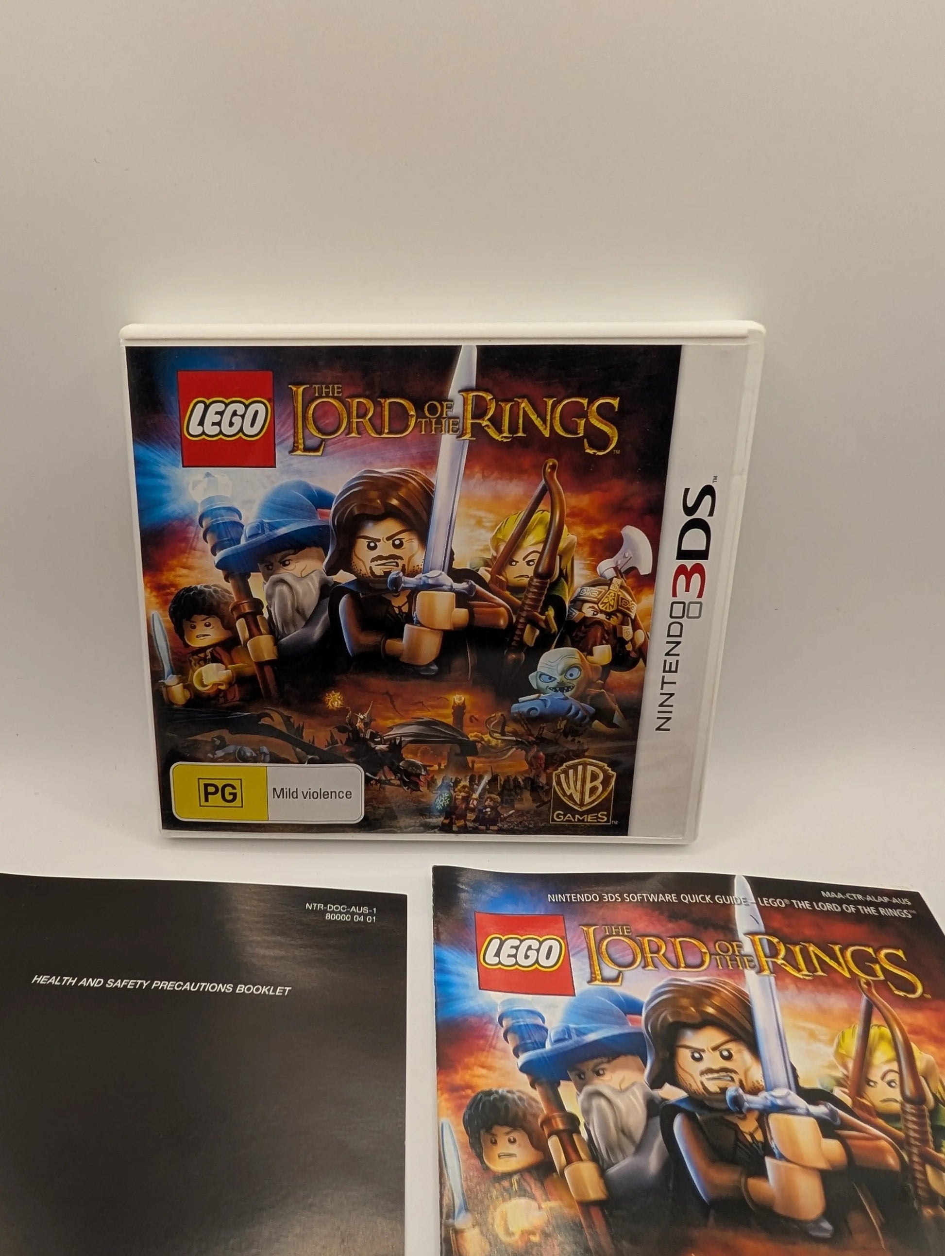 Lego The Lord of the Rings Nintendo 3DS PAL, Manual, Case, Game LOTR Video Game FRENLY BRICKS - Open 7 Days