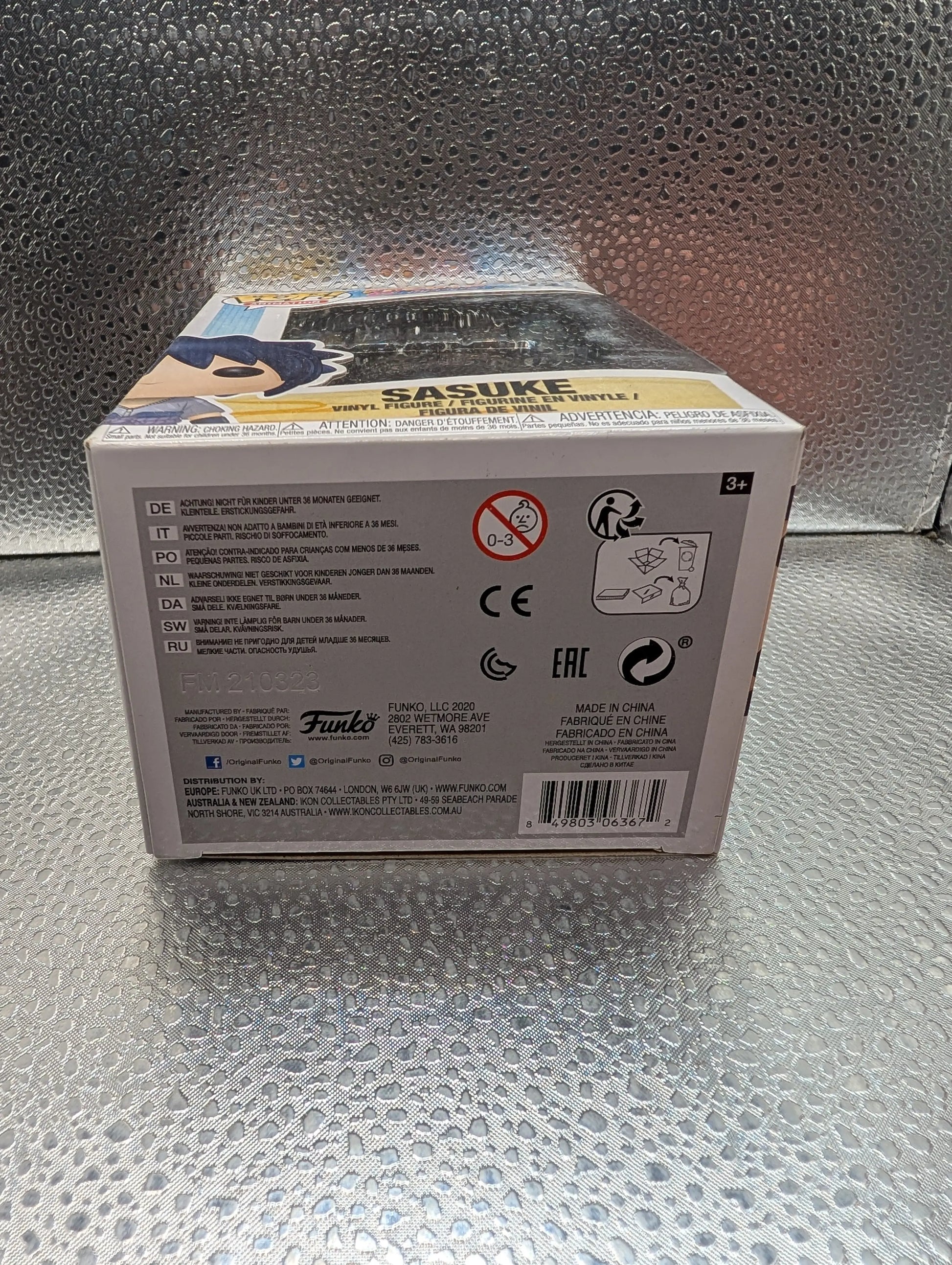 FUNKO Pop Vinyl Sasuke Naruto #72 FRENLY BRICKS - Open 7 Days