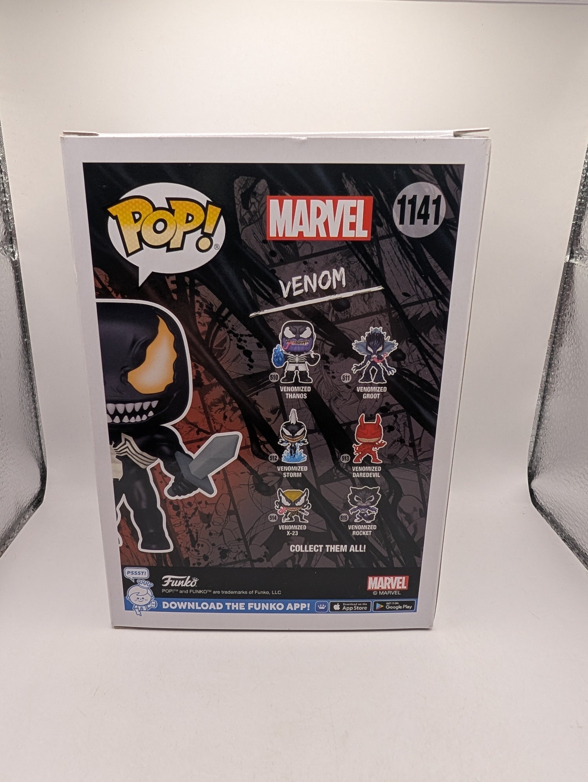 Venom GLOW Mjolnir + Sword 1141 Funko Shop Pop Vinyl FRENLY BRICKS - Open 7 Days