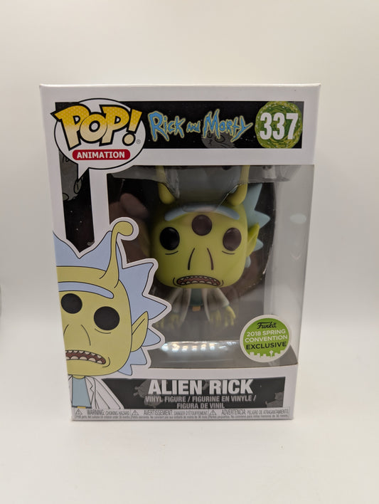 Funko Pop! Alien Rick #337 Rick & Morty 2018 Spring Convention Exclusive Vaulted
