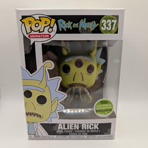 Funko Pop! Alien Rick #337 Rick & Morty 2018 Spring Convention Exclusive Vaulted