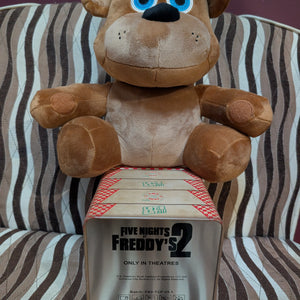 IN HAND FNAF Five Nights At Freddy’s 2 Plush Cinemark Popcorn Bucket FREE SHIP FRENLY BRICKS - Open 7 Days