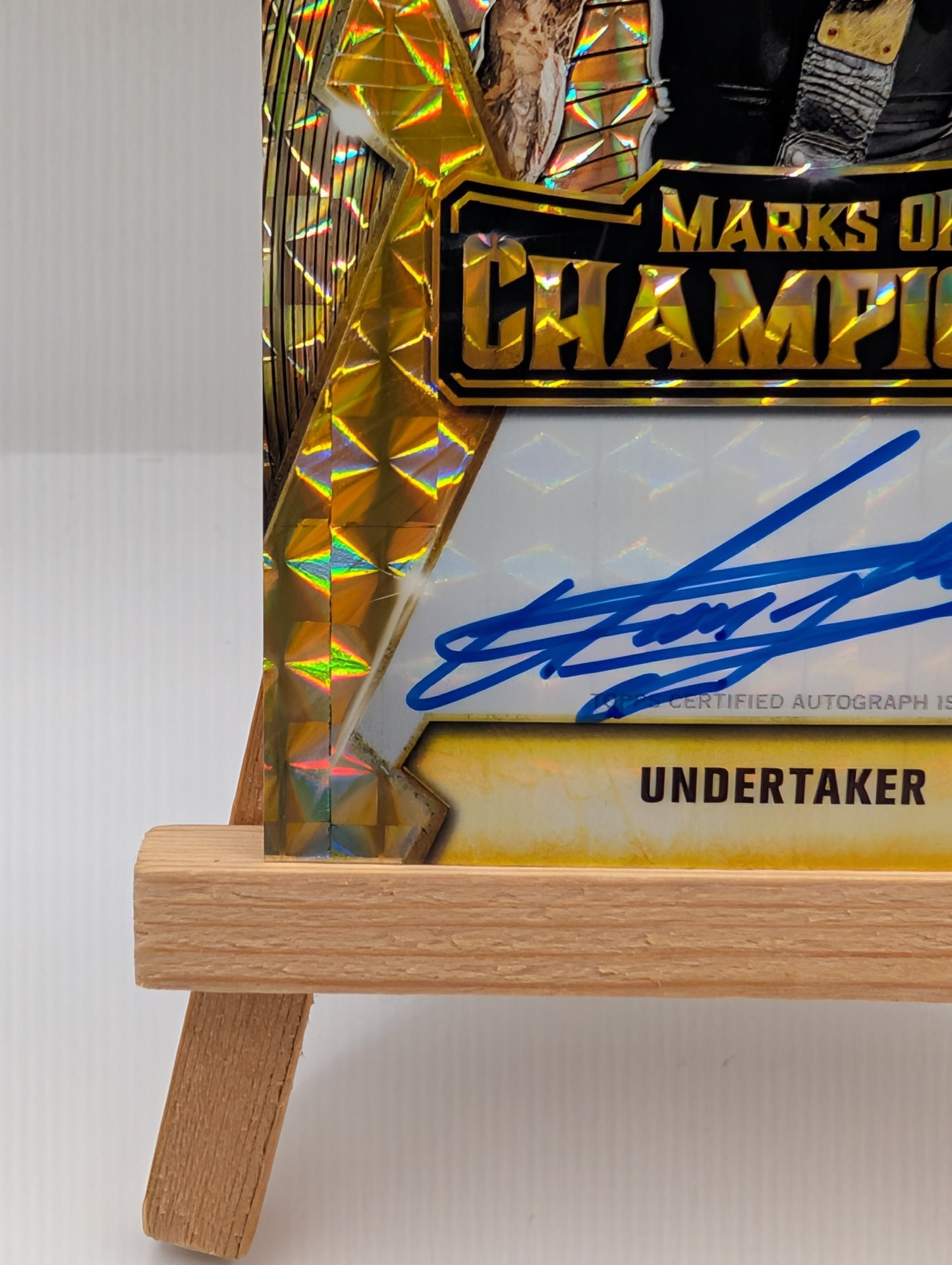 2026 Topps Chrome WWE UNDERTAKER Marks Of Champions Auto Autograph /50 FRENLY BRICKS - Open 7 Days