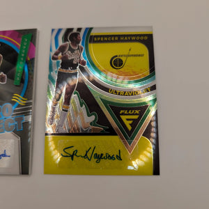 2021-22 Panini Spectra SPENCER HAYWOOD + Flux Auto Bundle Lot NBA Basketball FRENLY BRICKS - Open 7 Days