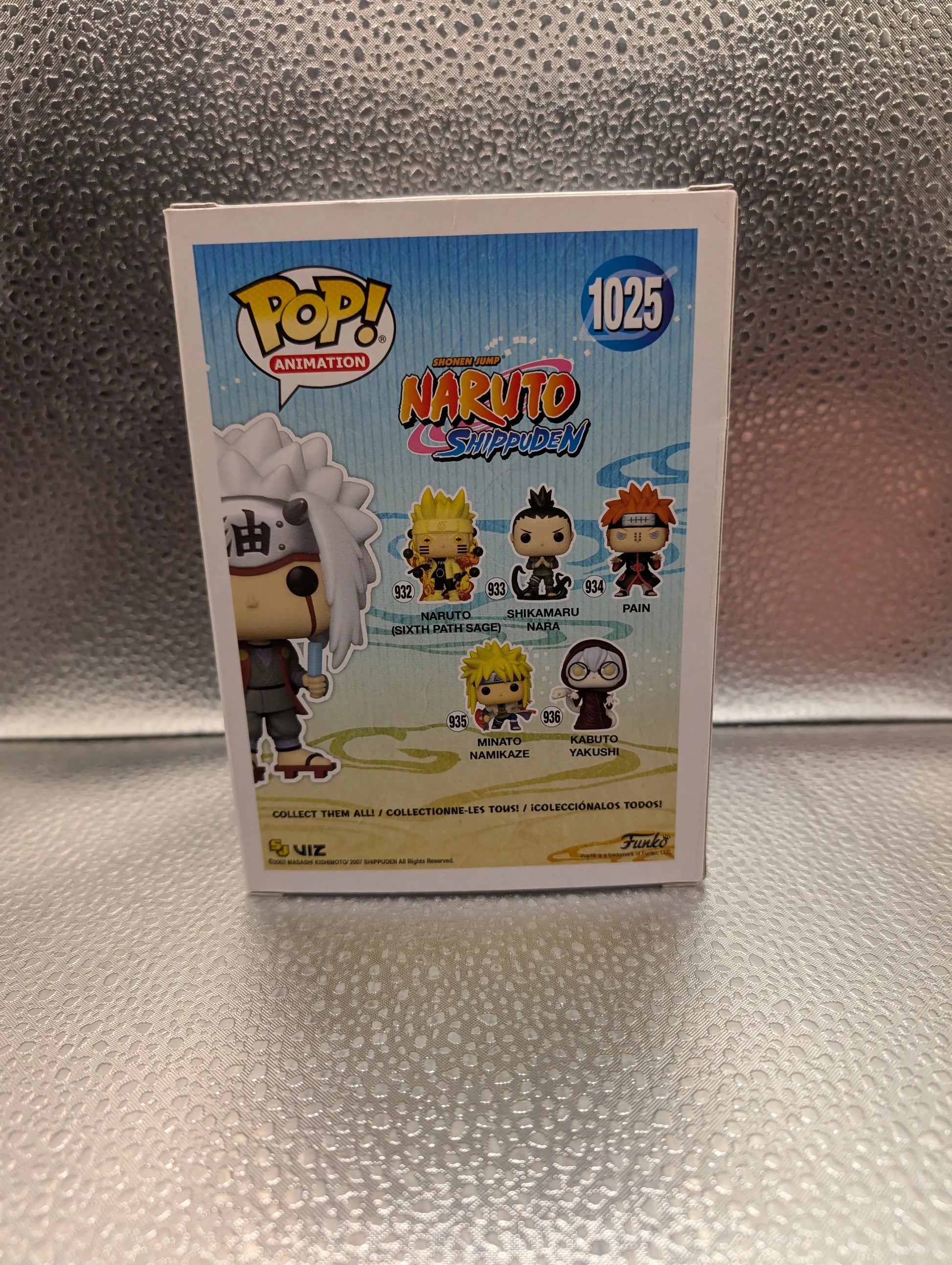 FUNKO Pop Vinyl Jiraiya Naruto #1025 FRENLY BRICKS - Open 7 Days