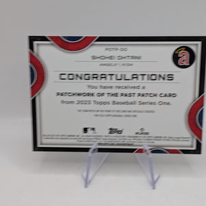 2023 Topps Series 1 Mike Trout Patchwork of the Past Patch Card Relic Nice FRENLY BRICKS - Open 7 Days