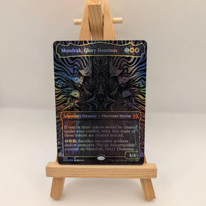 Mondrak, Glory Dominus (Oil Slick Raised Foil) [Phyrexia: All Will Be One] Foil lp FRENLY BRICKS - Open 7 Days