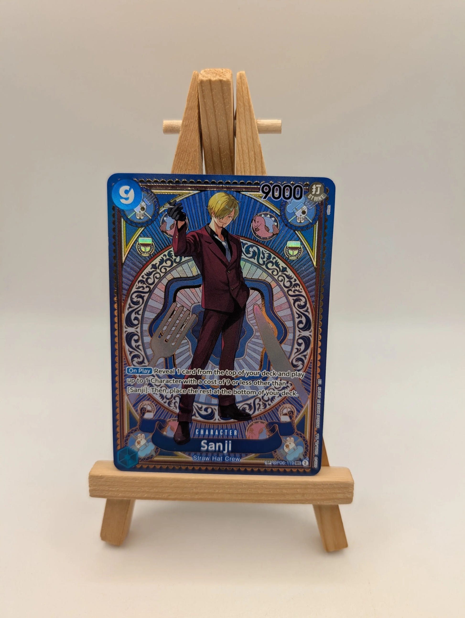 Sanji (SP) SEC A Fist of Divine Speed OP06-119 NM FRENLY BRICKS - Open 7 Days image 1