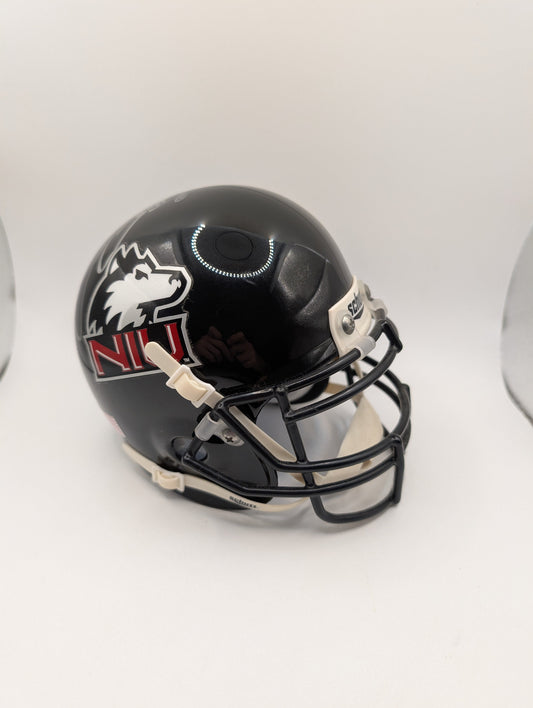 Jordan Lynch Signed Nothern Illinois Huskies Mini Helmet FRENLY BRICKS - Open 7 Days