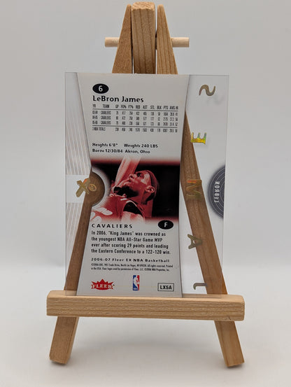 2006-07 Fleer EX #6 LeBron James FRENLY BRICKS - Open 7 Days