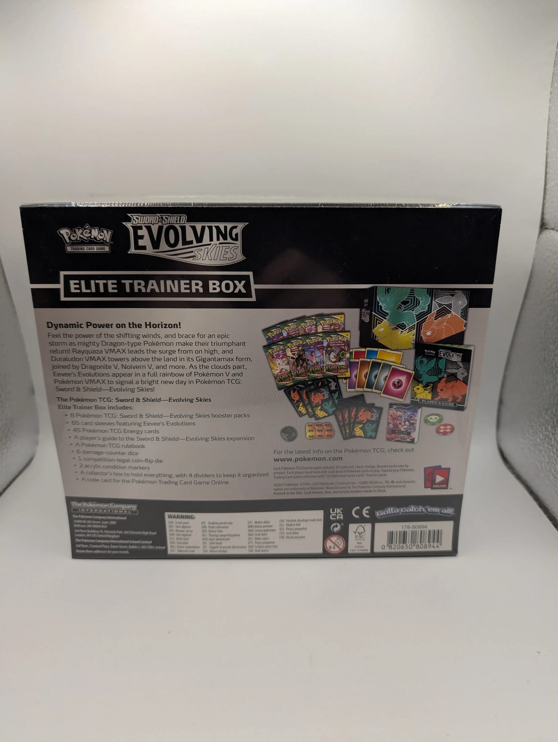 Pokemon TCG: Evolving Skies Elite SWSH07 Trainer Box ETB Sealed FRENLY BRICKS - Open 7 Days image 3