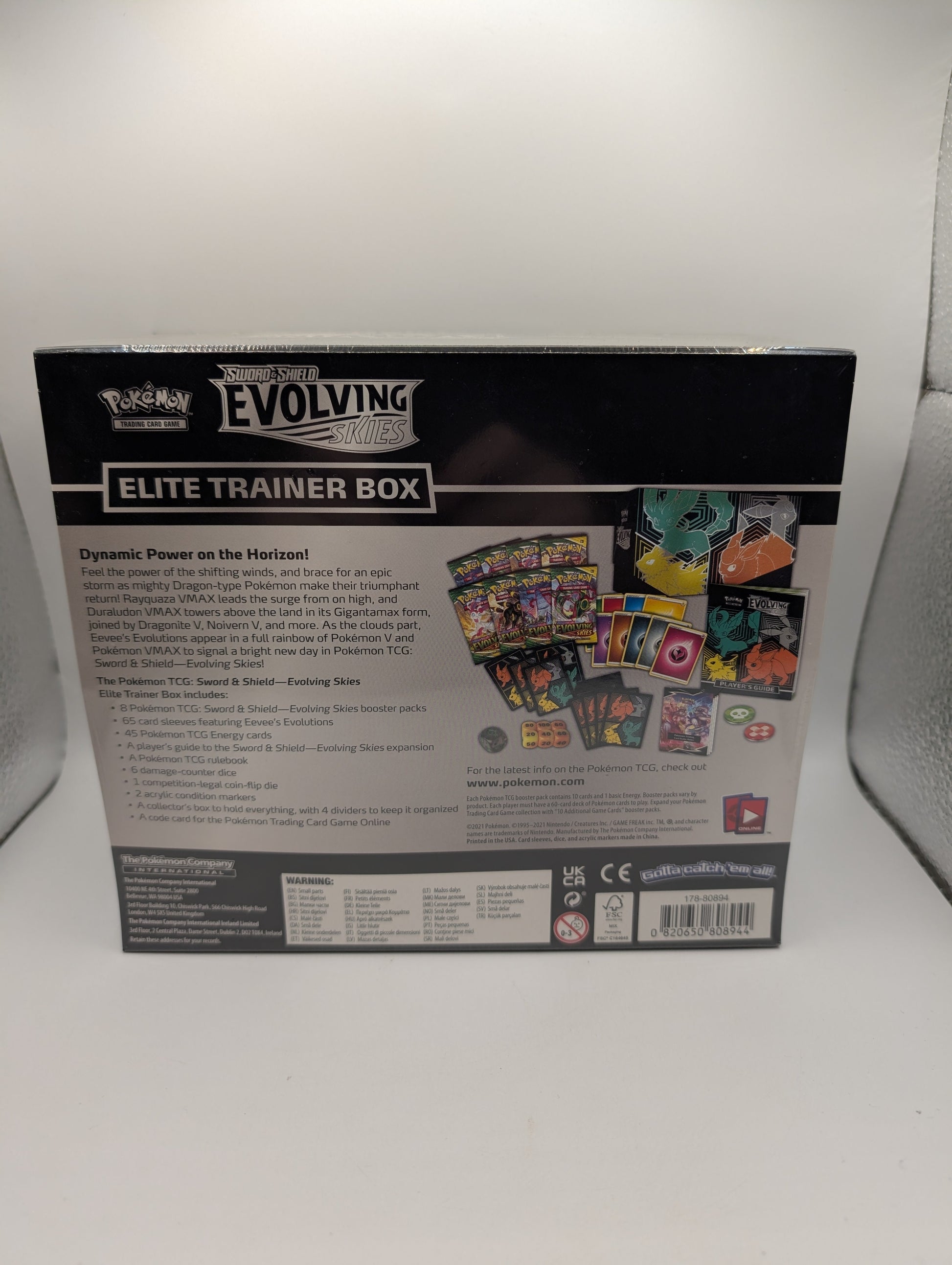 Pokemon TCG: Evolving Skies Elite SWSH07 Trainer Box ETB Sealed FRENLY BRICKS - Open 7 Days
