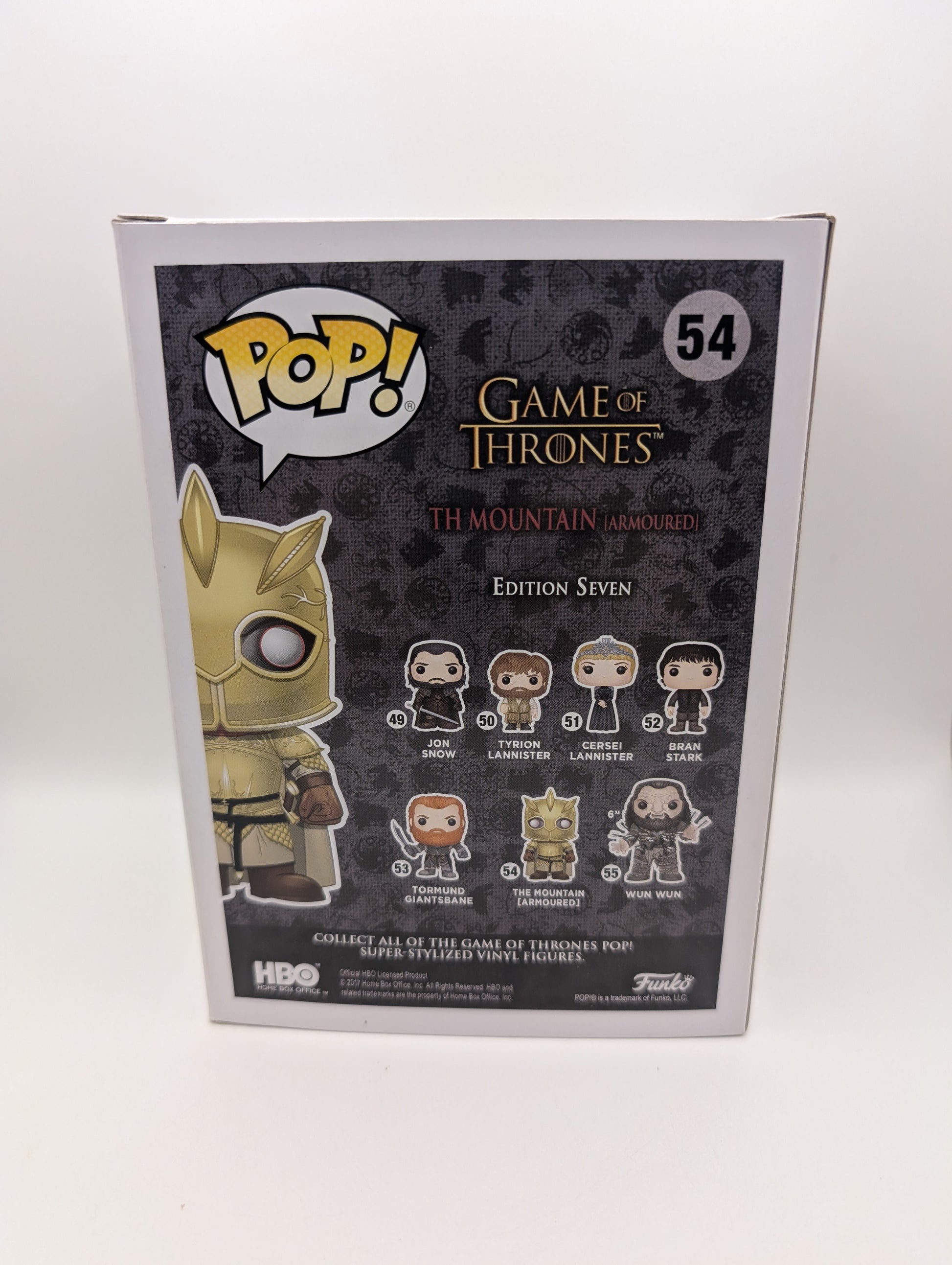 Game of Thrones The Mountain 54 (Armoured) SDCC 2017 Funko Pop! FRENLY BRICKS - Open 7 Days