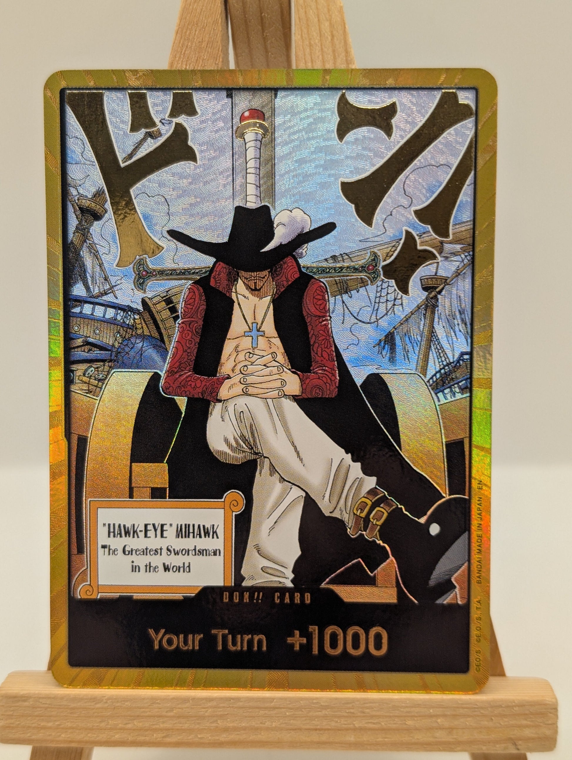 Dracule Mihawk OP14 Gold Don!! Manga	Azure Sea's Seven One Piece Card English FRENLY BRICKS - Open 7 Days