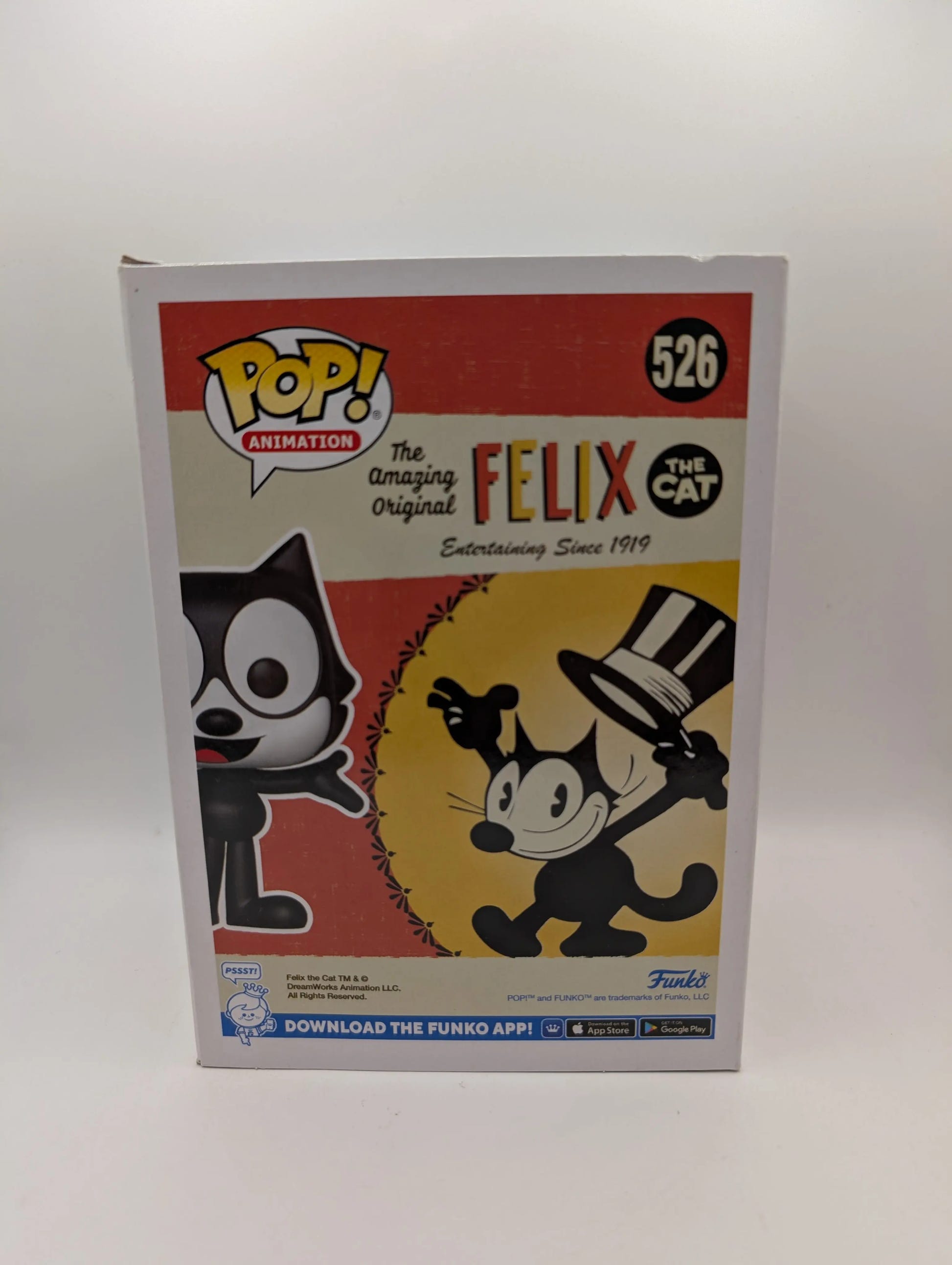 Funko POP! Vinyl Figure -526 Felix the Cat - Felix the Cat (Flocked) Special Ed, photo 3 image 3