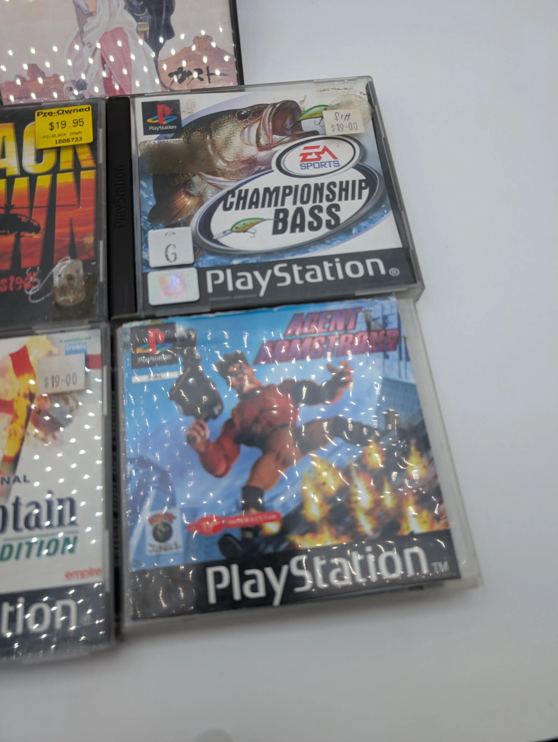 PS1 PlayStation 5x Game Lot Bundle Untested Fishing Cricket More FRENLY BRICKS - Open 7 Days