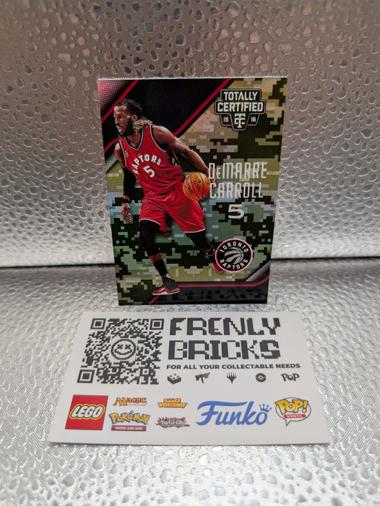 2015-16 Panini Totally Certified 22 DeMarre Carroll Mirror Camo #/25 FRENLY BRICKS - Open 7 Days