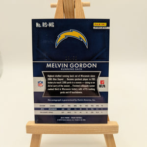 2015 Prizm Melvin Gordon Rookie RC Rookie Auto #RS-MG Chargers /50 FRENLY BRICKS - Open 7 Days