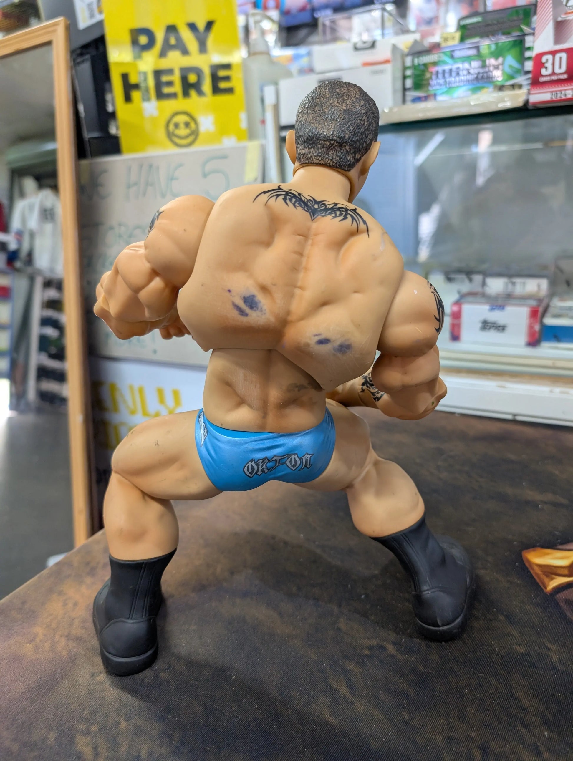 WWE RING GIANT DELUXE WRESTLING ACTION FIGURE LARGE WRESTLER FIGURINE WWF FRENLY BRICKS - Open 7 Days