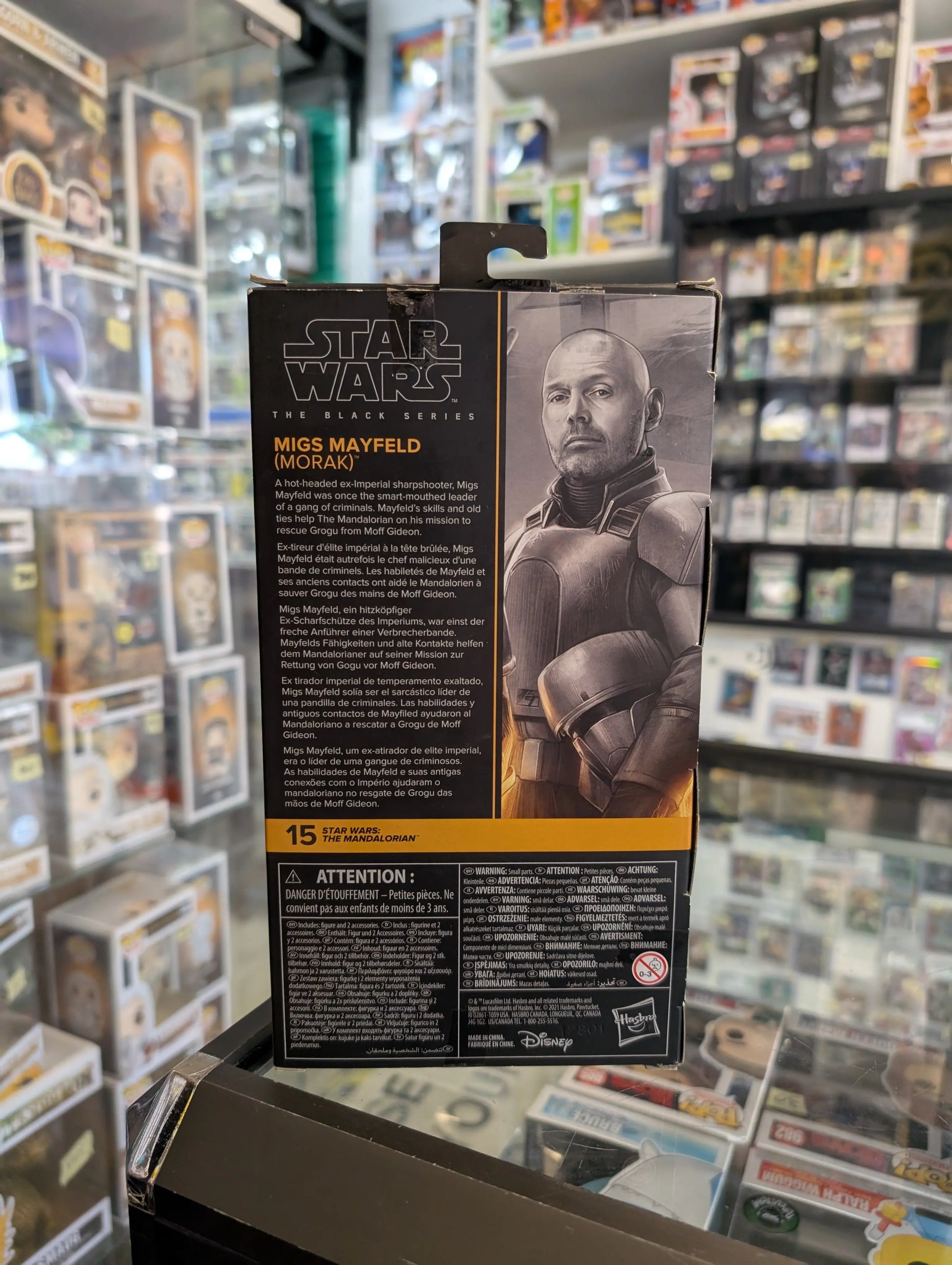 Star Wars The Black Series Migs Mayfield Morak #15 The Mandalorian 6" Hasbro FRENLY BRICKS - Open 7 Days